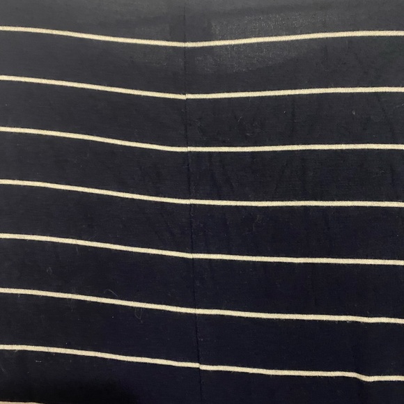 Old Navy T-Shirt Dress Size Small Navy Blue and White Stripes - Picture 3 of 5